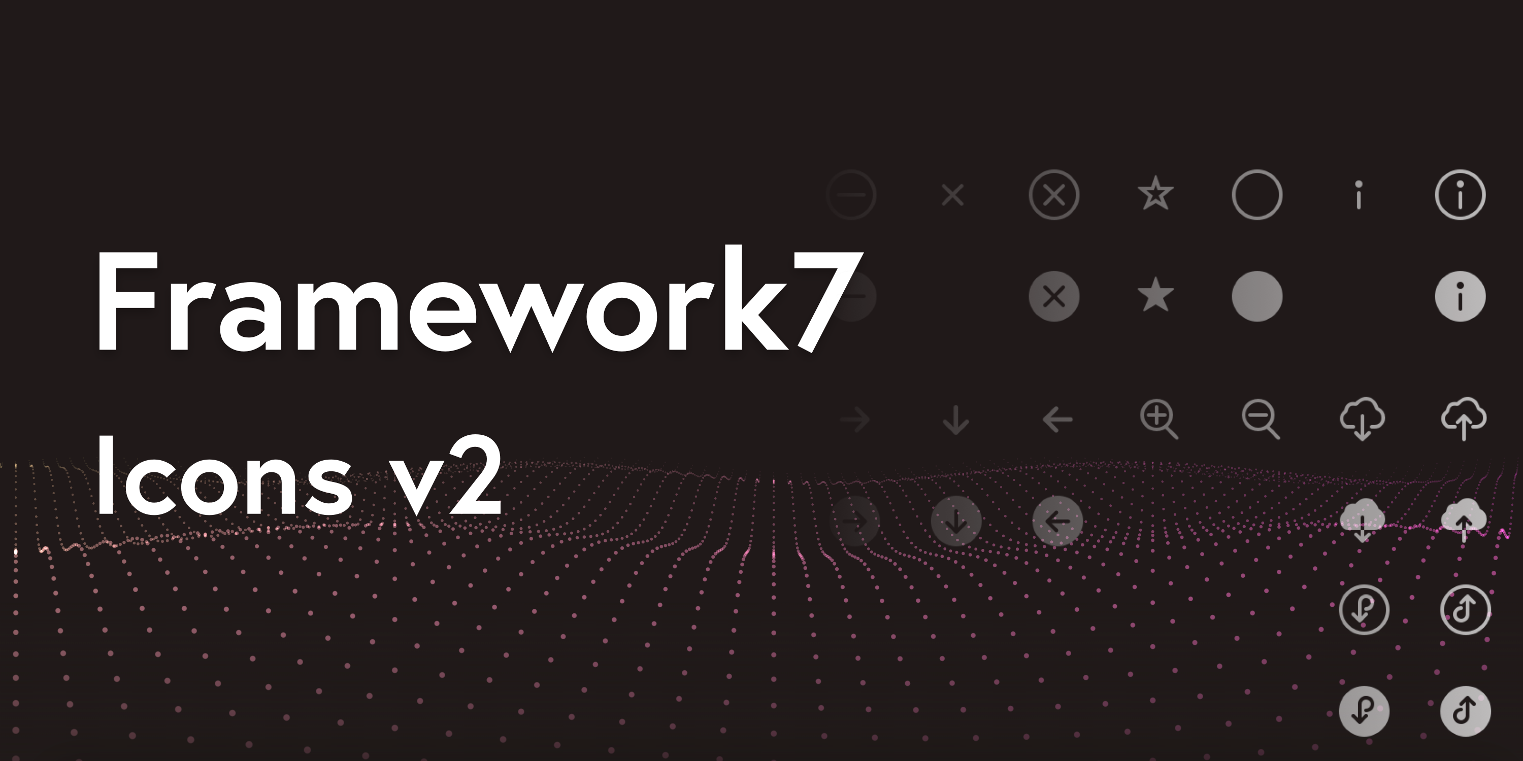 Framework7 Icons v2